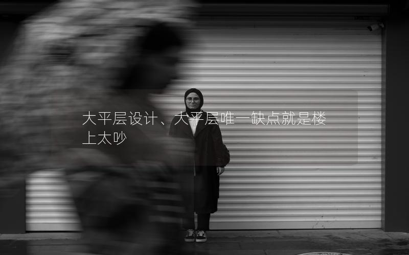 大平層設計、大平層唯一缺點就是樓上太吵