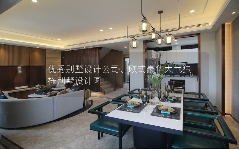 優秀別墅設計公司、歐式豪華大氣獨棟別墅設計圖